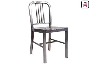 Wholesale Aluminum Emeco Navy Stool Metal Outdoor Dining Chairs With Glossy Curved Back from china suppliers