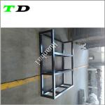 OEM 50x50mm square tube carbon steel with black powder coating metal welding
