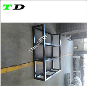 Wholesale OEM 50x50mm square tube carbon steel with black powder coating metal welding from china suppliers