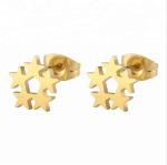 Wholesale Fashion Gay Pride Rainbow Stud Earrings Gay Jewelry Stainless Steel