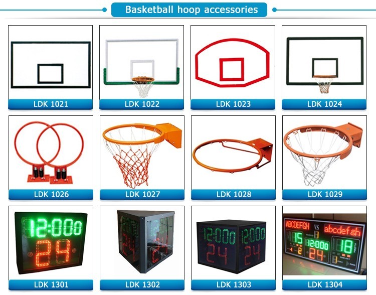 Metal 1800mm Basketball Hoop Lightweight Outdoor Basketball Net Stand Equipments