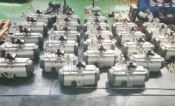 Wholesale AT series pneumatic actuator double effect simple effect pneumatic drive from china suppliers