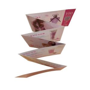 Wholesale Folded Printing Advertising Agency Business Cards Makeup Products Instructions from china suppliers