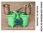 DOUBLE OIL FILTER AT THE OUTLET OF LUBRICATING OIL SEPARATOR, DOUBLE COARSE OIL