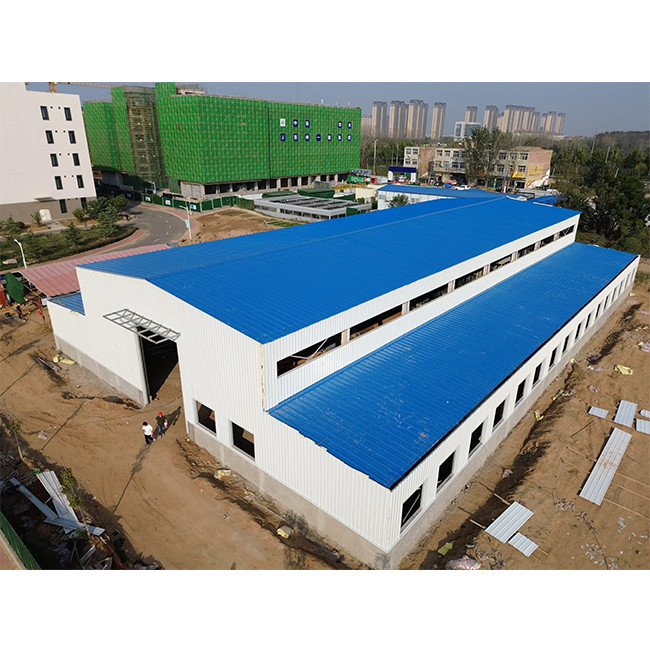 Quick Assembly Industrial PEB Building Construction , Prefab Steel Column Building