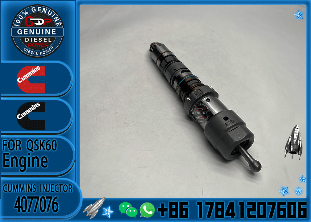 High Quality Injector 4088431 4076533 4062090 4077076 4902827 For CUMMINS QSK23 Diesel Engine