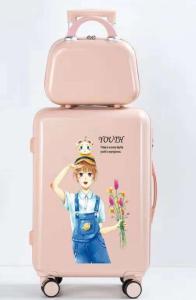Wholesale Baby Girl Travel Carry-On Suit Case Best Case &amp; Luggage Aluminum Frame Colorful Fashion Custom Travel Luggage from china suppliers