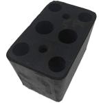 Rubber Accessories Very Heavy Duty Black Rubber Buffer For Steel Doors, Trucks,