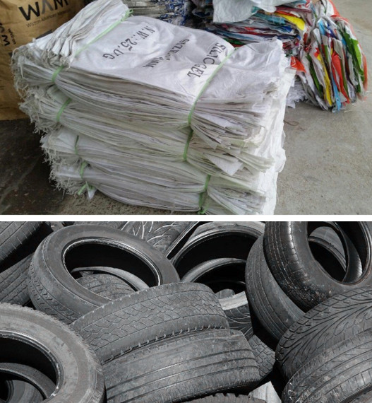 Sk11 Blade Material Double Shaft Shredder Machine Tyre Crusher Machine
