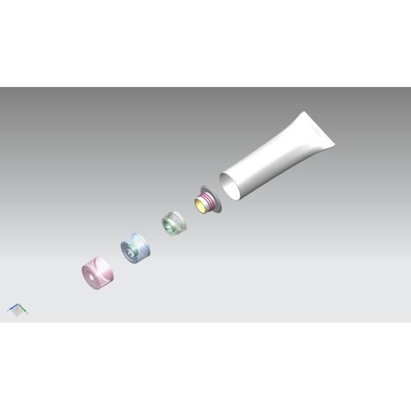 120ml Plastic Cosmetic Bottle Soft Touch Plastic Cream Bottle Customized With 35mm Diameter Cap