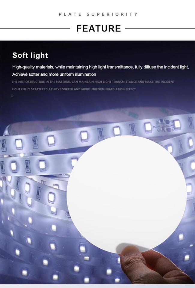 LED Lamp 1mm Milk White Polystyrene Plastic Sheets