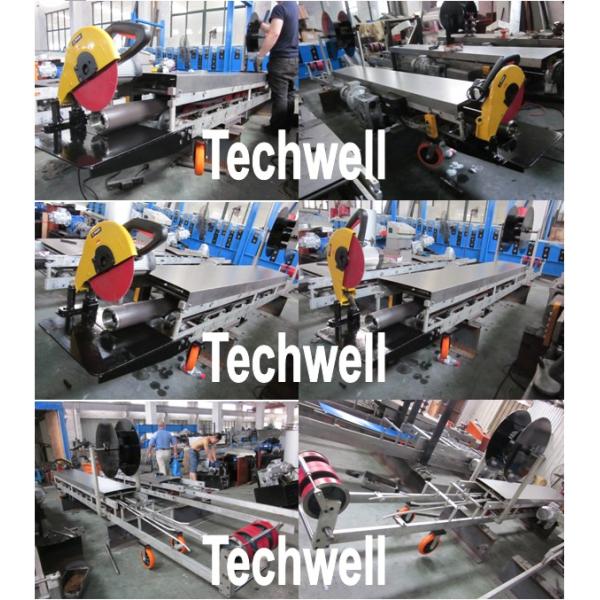 2” * 3”, 3” * 3” Round Custom Portable Downspout Forming Machine for Rainwater Downpipe