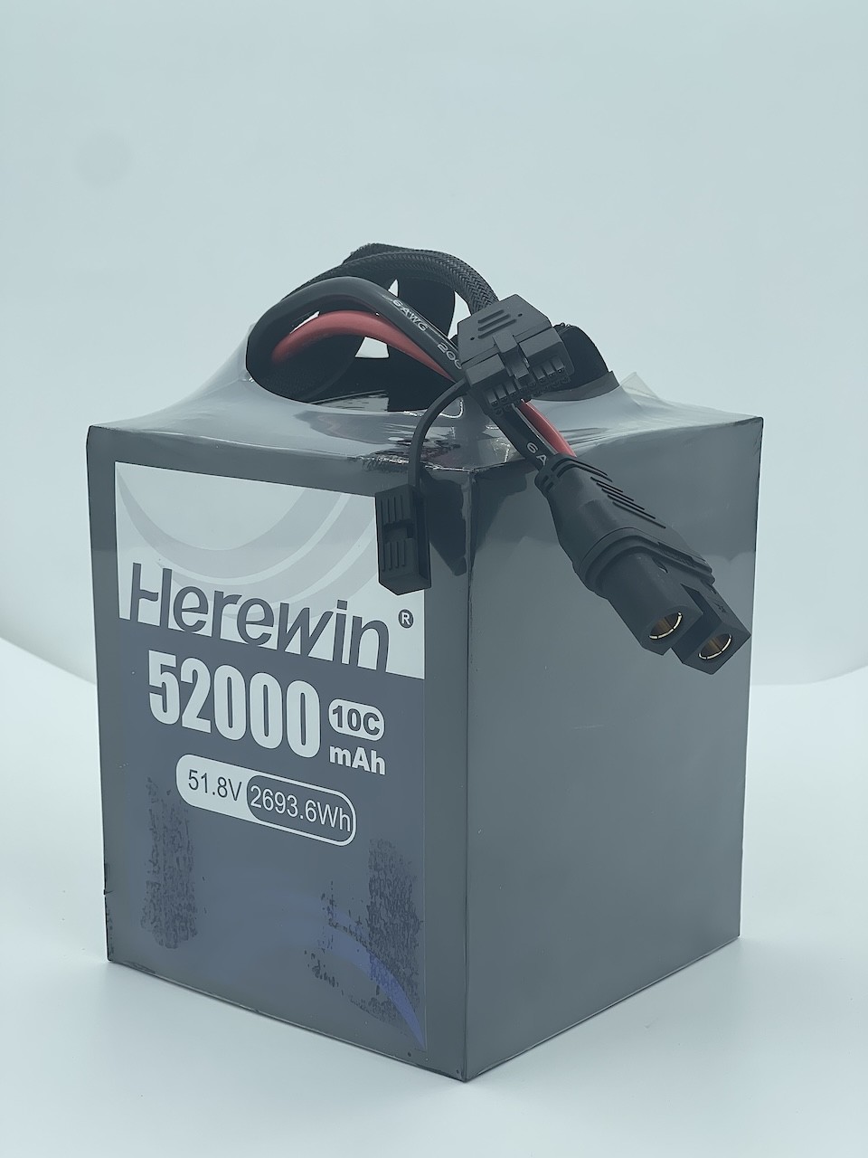 Soft Pack UAV Drone Battery 51.8V Herewin 14S 52000MAH AI Aircraft Agricultural Drone LFP LIPO Battery