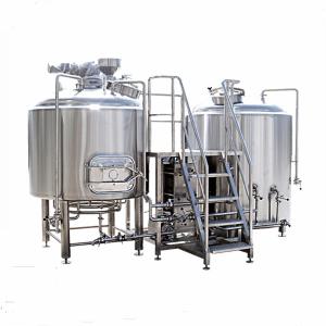 Wholesale 2000L Stainless Steel 2 Vessel Brewhouse Steam Heating Brewing Equipment Eco Friendly from china suppliers