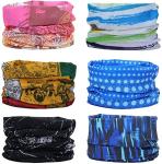 Blue Sublimation Biking Polyester Multifunctional Bandanas
