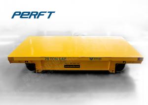 Wholesale Electric Flat bed industry electric trackless car Industrial Transfer Trolley for factory from china suppliers