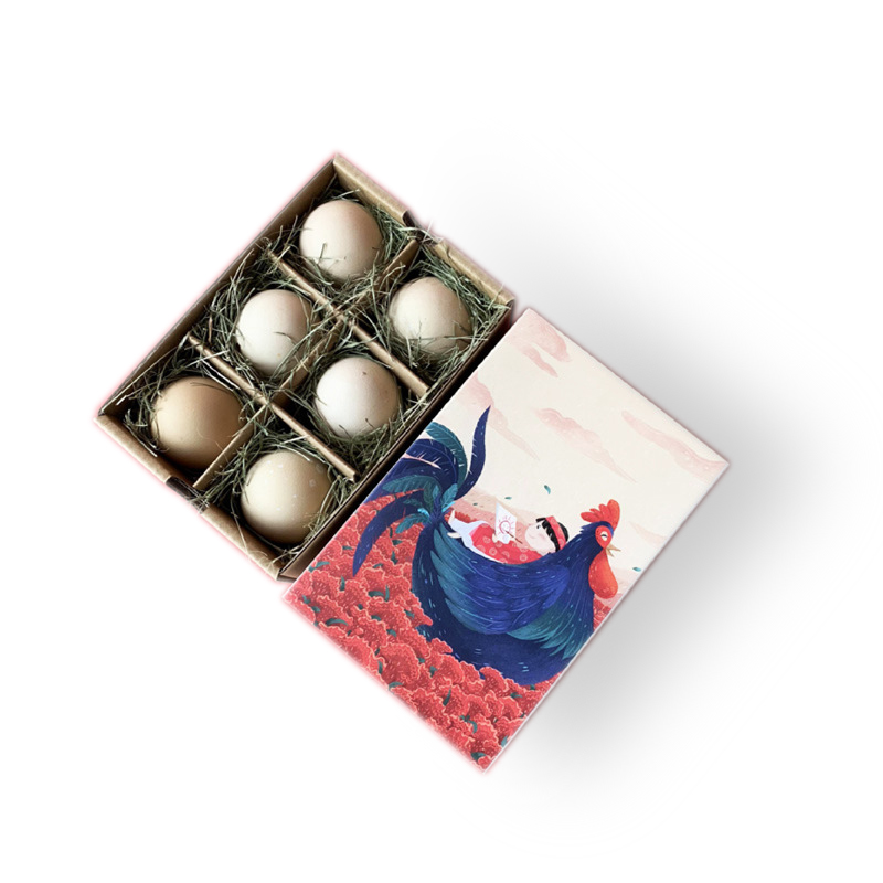 Custom Corrugated Cardboard Egg Cartons Trays Brown With Divider
