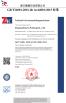Shanghai Hunso trading Co., Ltd. Certifications