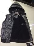 3306 Men's PU vest jacket coat