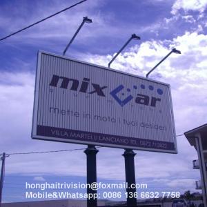 Wholesale Advertisement outdoor pole standing aluminium rotating billboard from china suppliers