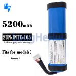 Long Lasting 7.2V 5200mah Battery for JBL-Xtreme Speaker 2INR19/66-2 SUN-INTE