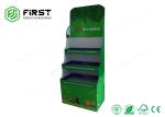 Printed Pop Up Cardboard Floor Displays Stand Corrugated Cardboard Paper Stand