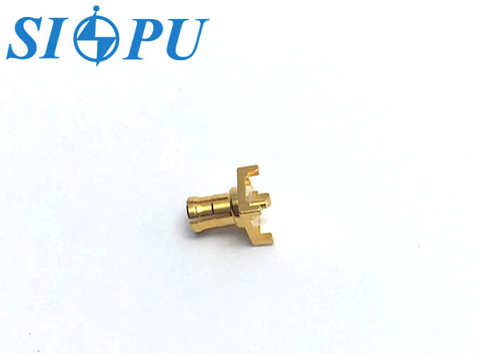 MCX Male RF Coaxial Connector PCB gold-plating Soldering