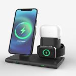 Magnetic 3 In 1 15W 2.5W Qi Wireless Charging Pad