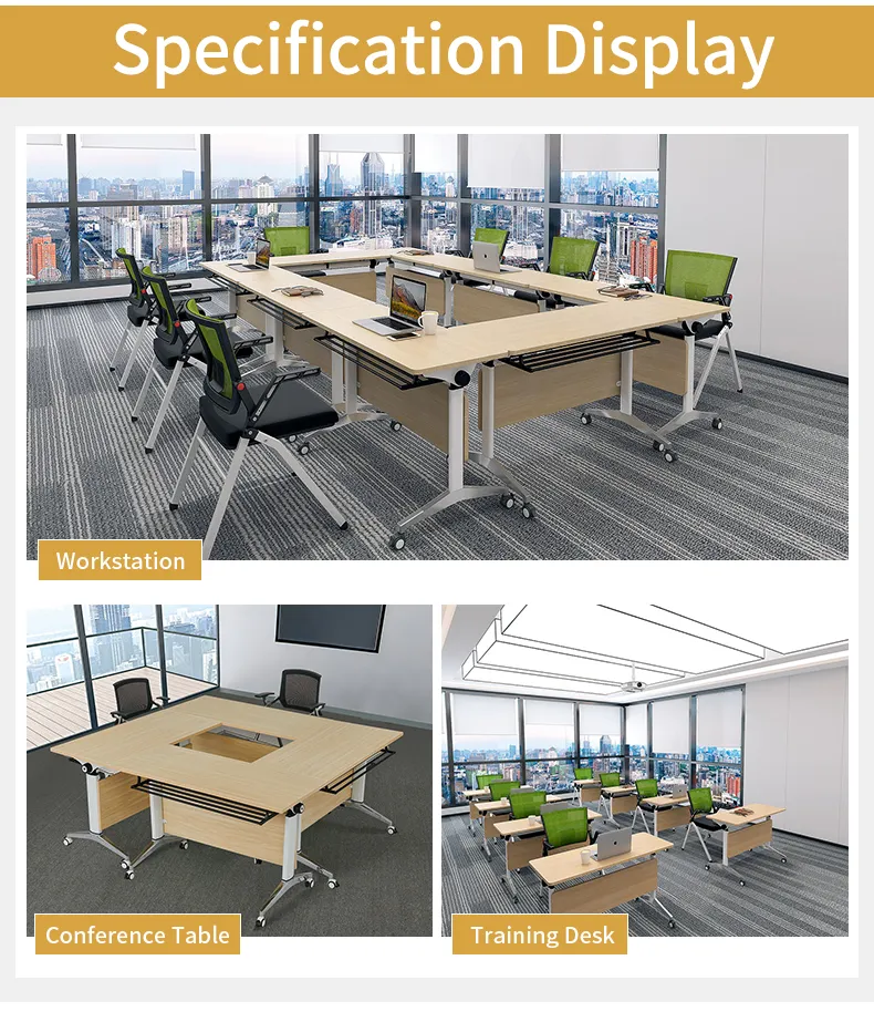 Modern Design Style Mobile Desk For Foldable Studio Workstation Office Furniture
