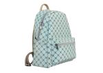PU Leather Awesome Womens Backpack Bags Light Blue Colored For Travelling