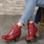 S405 Leather Shoes Handmade Toe Layer Cowhide High Quality Women'S Shoes Custom