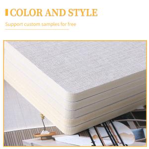 Wholesale PVC Bamboo Charcoal Wall Board Fabric Wall Panel 1220*2440*5mm from china suppliers