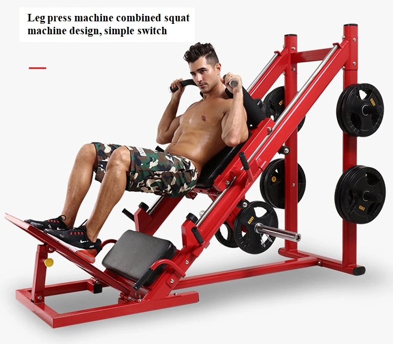 Lying 45 Degree Vertical Hack Squat Machine Leg Press