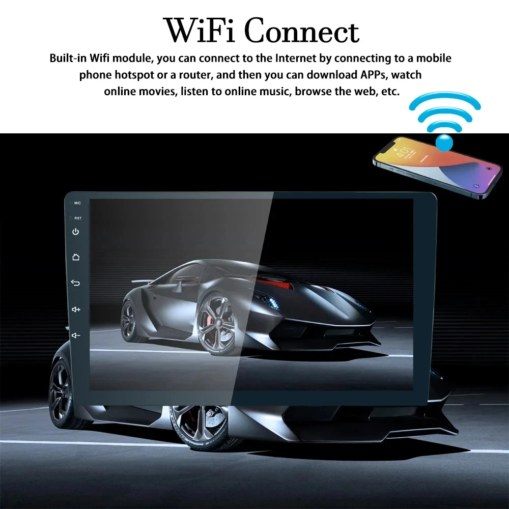 Android 11 OS Car Stereo Radio with 9 inch Touch Screen and High Resolution Display