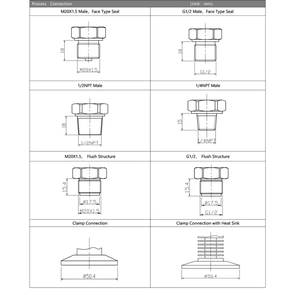 4-20mA Output and Switch Adjustable Digital Pressure Switch for Industrial Transmitter