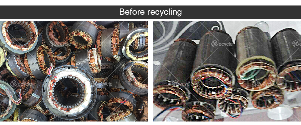 5-10pcs/min Scrap Motor Recycling Machine Electric Motor Dismantling Machine