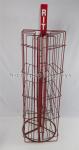 Metal Hair Color Tinned Dye Accessories Display Stand Double Sided Custom
