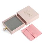 Sliding Custom Logo Printed Color Drawer Cardboard Box Jewelry Gift Packaging