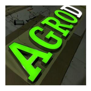 Wholesale High Brightness LED Light Up Logo Acrylic Sign for Bus Station Outdoor Display Board from china suppliers