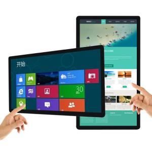 Wholesale 21.5 inch Restaurant E-Poster Screen Media Monitor LCD android advertising display Wall Mounted kiosk from china suppliers