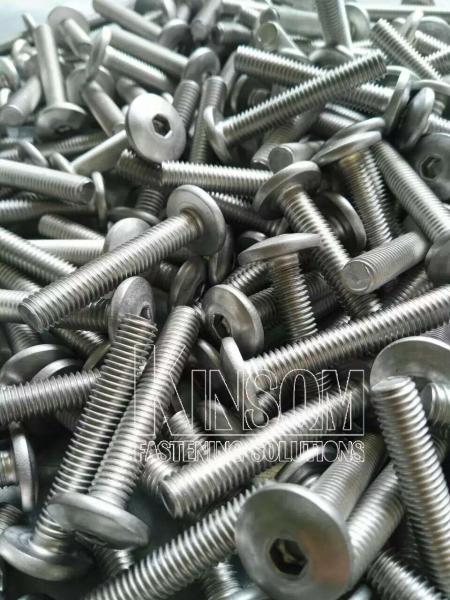 inner hexagon truss head machine screws special kinsom fasteners Dacromet nickel