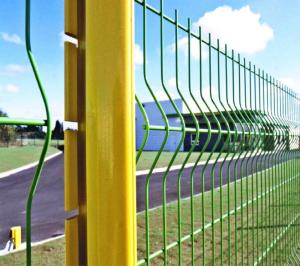 Wholesale Galvanized Steel 3D Curved Security Welded Fence Panels 50x200mm 50x150mm from china suppliers