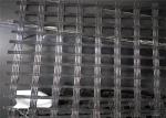Bitumen Road Repair Biaxial Yarn Glass Fiber Geogrid Length 100m