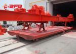 Steel Sand Blasting Motorized Transfer Trolley Workshop Frame Type