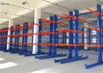 High Capacity Steel Structural Cantilever Rack For Pipes Lumber Sheet Material