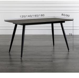 Wholesale Black Color Smooth Foot European Style Kitchen Dining Table Leisure Coffee Table from china suppliers