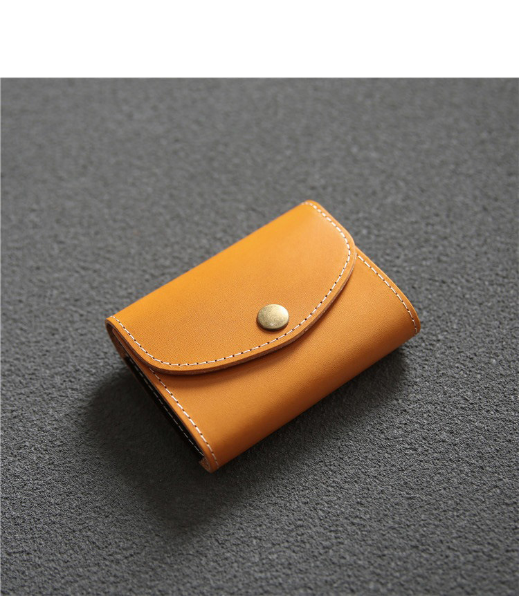 First-Layer Cowhide Buckle Wallet Men's Genuine Leather All-in-One Bag with Large Capacity