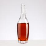 750ml Glass Bottle Empty Whiskey Vodka Bottle Botellass De Vidri Customized Logo