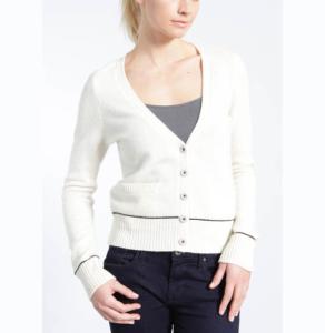Wholesale Apparel Pullover 22.25 &quot; Knit Cardigan Sweater Jersey 100 % Cashmere Material from china suppliers