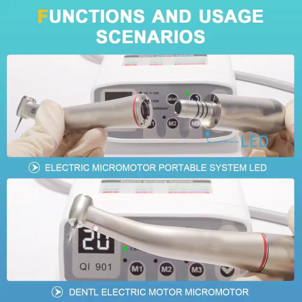 Suit for multi handpiece Electric Grinding Machine Dentist Use Dental Led Brushless Micro Motor